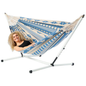 Hammock Ibiza Sea with metal stand 400