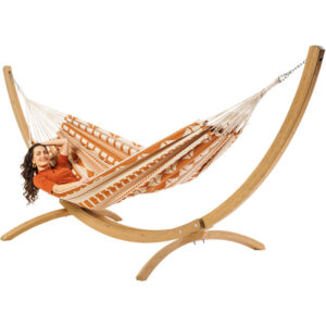 Hammock Ibiza Sunset with wooden stand 350